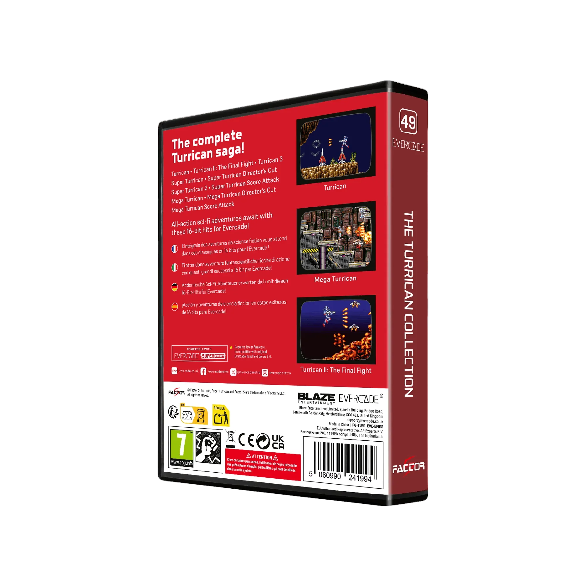 Turrican and Taito 3 Cartridge Bundle - Image 4