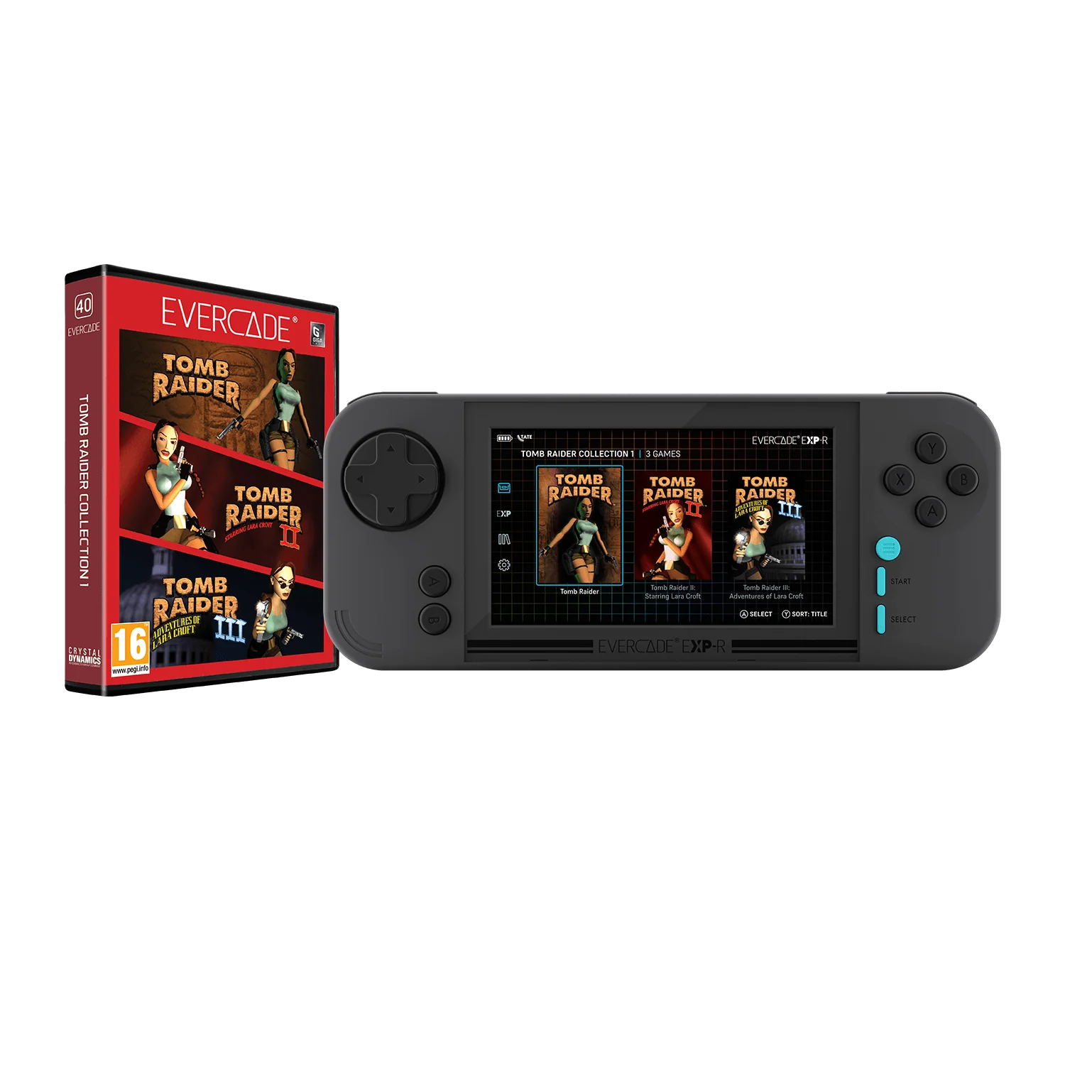 Evercade EXP-R and Tate Grip Bundle - Image 3