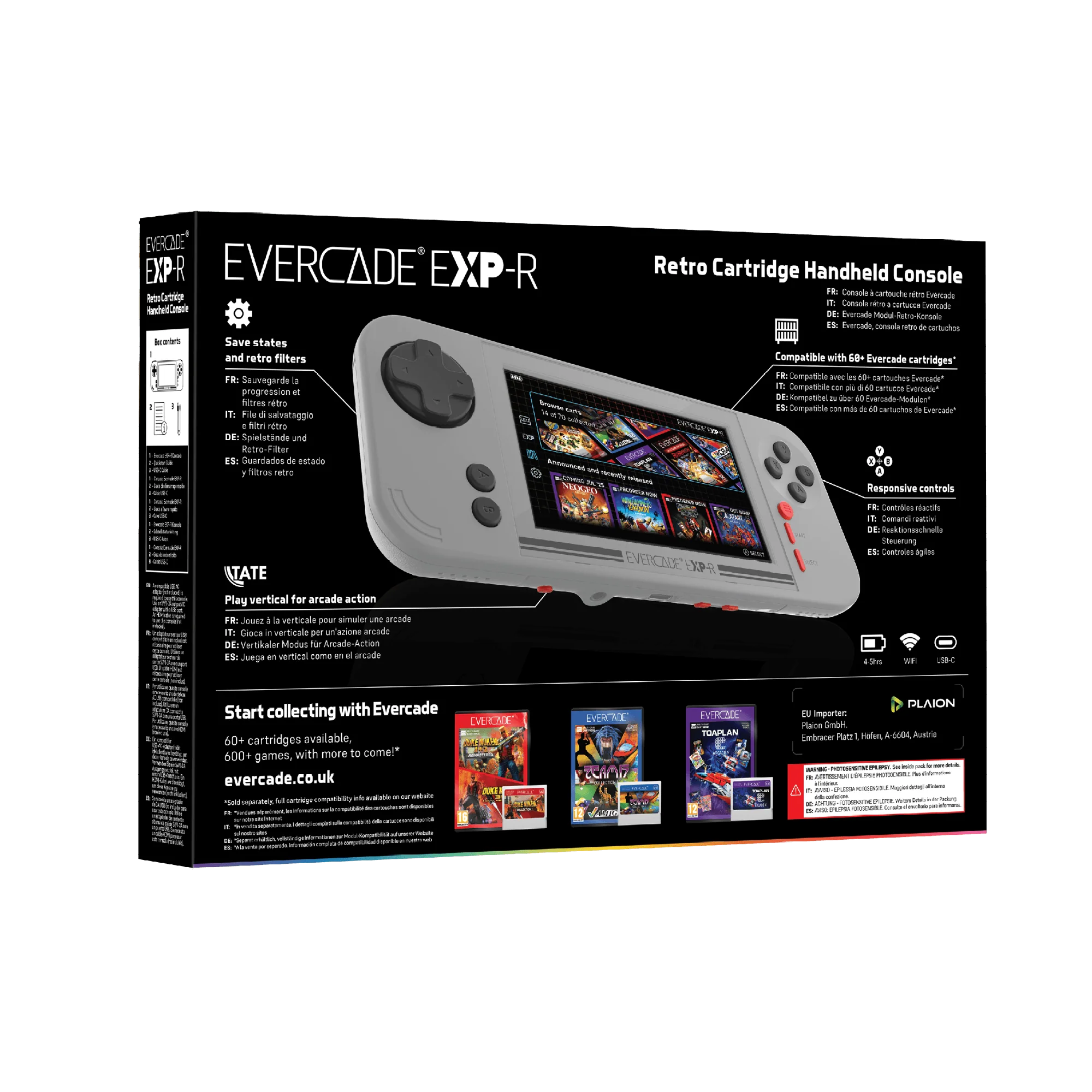Evercade EXP-R Solo plus Cartridge Bundle - Image 5