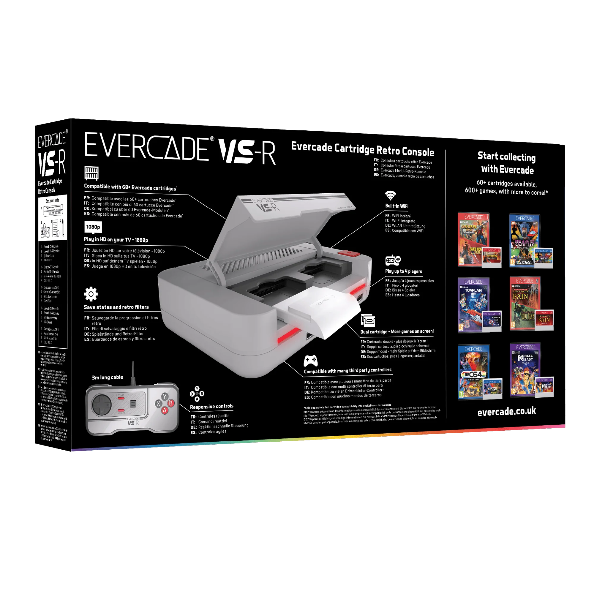 Evercade VS-R Solo plus cartridge Bundle - Image 4