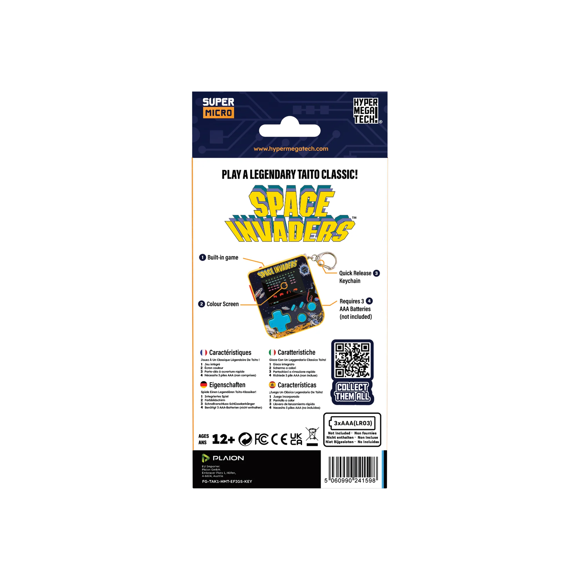 Super Micro Space Invaders Keychain Gamer - Image 3